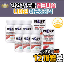 밀크씨슬 나이아신 130간건강물과함께 도움 비타민비 실리마린 먹는 삼키는 캡슐 정 카르두스마리아누스 20대 30대 작장인 야근 회식 캡슐 정 알약 모양 프리미엄