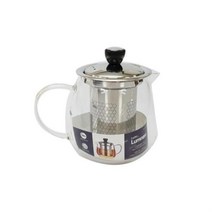 ch_1993 전자렌지 사용가능 내열 티포트 550ml 홍차우리기 차주전자 유리포트 차내리는주전자 내열유리티포트 거름망티포트, 찬스◇상품선택◇