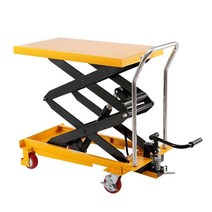리프트 끌차 대차 구루마 승강기 유압식 운반카, 500kg