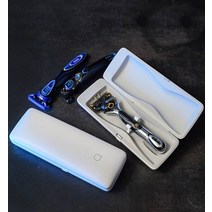 O2케어 오투케어 휴대용 면도기 살균기, 단일, 화이트(단품)