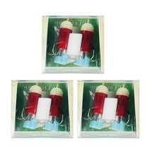 TFC 카고애자 쭈꾸미 갑오징어 한치 문어낚시 3팩, 레드