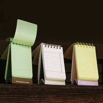 두꺼운 체크리스트 할일체크 데스크플래너 탁상 스탠드 투두리스트 Checklist, 초록색