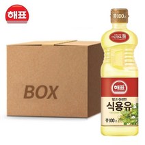 해표 콩기름 식용유 900ml (유통기한임박 2023년 11월), 20개