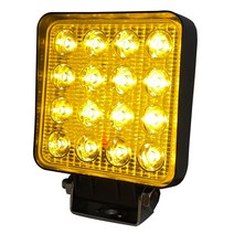 모든상사 LED 써치라이트 ip68등급 화물차 작업등 후미등 후진등 서치라이트, 08.노랑사각 16구 확산형