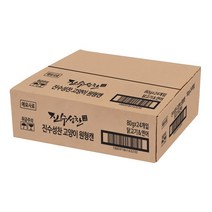 진수성찬 고양이 캔 4가지맛 80gx24개/1박스, 닭고기+연어