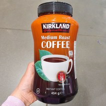 COSTCO 커클랜드 미디엄 로스트 인스턴트 커피 454g 코스트코 가루커피 알커피 홈카페 사무실 탕비실 캠핑 티타임 간식