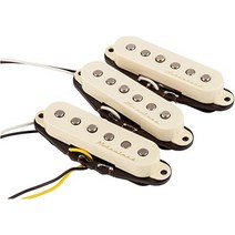 Fender 빈티지 무소음 스트라토캐스터 픽업 세트 흰색 3개 바이오더