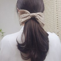 레이스 빅사이즈 큰리본핀 왕리본핀 4컬러