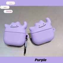 메타몽 실리콘 에어팟 케이스 커플 우정 캐릭터 귀여운 실리콘 에어팟 케이스, 에어팟1/2