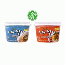아하 쌀면 멸치맛 4개 김치찌개 4개 글루텐프리 인증!, 1세트