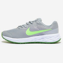 나이키 레볼루션 6 그레이드스쿨 그레이 그린 우먼스 스니커즈 여성 NIKE 데일리 편안한 운동화 푹신한 여자 신발 추천