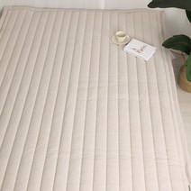 클라우드 삼베 자체 항균력 시원한 여름 침대패드 카페트 Q .더와이_침구, 화이트