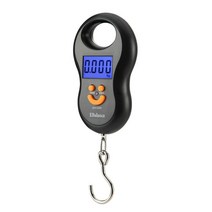 용수철저울 저울계 무게추 전자 50Kg 10g 교수형 저울 LCD 디지털 백라이트 낚시 무게 포켓 저울 수하물, 한개옵션0