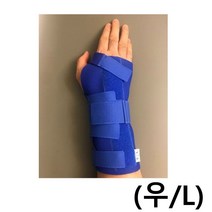 손목보호대 (우 L) 파란 손목아대 손목랩 건초염 터널증후군 염증 통증 아플때, 쿠팡 1, 쿠팡 본상품선택
