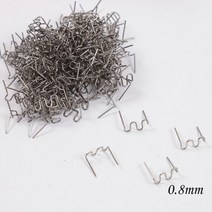 1500Pcs 웨이브 수리 스테이플러 자동차 범퍼 차체 도구 플라스틱 용접기 0.60.8mm 표준 Pre Cut 스테이플, 500Pcs E