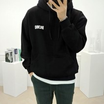 로니제이 남자 양기모 브라운즈 오버핏 후드 티셔츠 후드티