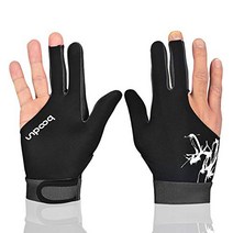 Anser M050912 Man Woman Elastic Lycra 3 Fingers Show Gloves for Billiard Shooters Carom Pool Snooker, 1