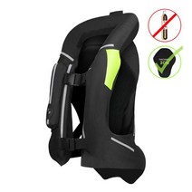 바이크 의류 오토바이 에어백 베스트 모토 레이싱 고급 시스템 모토크로스 보호 재킷 반사 안전, [02] M, [05] HQ-1-3 Black