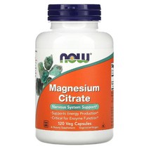 나우푸드 구연산 마그네슘 400mg 120캡슐