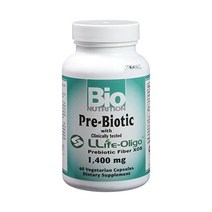 체중조절 Bio Nutrition Pre-Biotic with Life Oligo Prebiotic Fiber XOS 60 Count