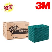 3M 스카치브라이트 96 다목적 수세미 (청수세미) 1개