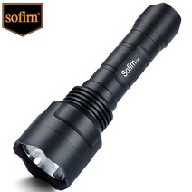 수중랜턴 방수후레쉬 손전등 스쿠버다이빙 Sofirn-C8A 전술 LED 18650 XPL2 강력한 1750lm 플래시라이트 고출력 토치 라이트 배터리 충전기 포함, [01] 5350-5700K, [02] with 18650 battery
