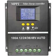 MPPT 태양광 충전 컨트롤러 60A 80A 100A 솔라 패널, B : 업그레이드 12V24V36V48V80A