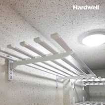 하드웰 베란다 시스템 벽선반 1단 사각 세탁실 벽걸이 철제, 1단 사각(90x45cm)높이24cm