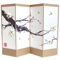 [바보사랑] 전통병풍만들기-조개꽃, 상세 설명 참조
