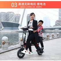 전기자전거 국산전기자전거 홈쇼핑전기자전거 삼륜전기자전거 가성비전기자전거36V 이중 시트 접이식 초경, 01 black, 07 without battery