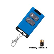 리모컨 찾기 호환 433 315 868MHz 4CH 복사기 제어 듀얼 모드 스위칭 RF 무선 컨트롤러 게이트 차고 문용, 05 Arrow Type Blue