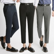 디바옴므 옴므 구김방지 9부 스판 슬랙스