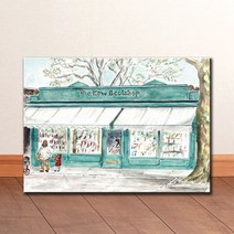 WC013 수채화 그림 캔버스액자, 고급형유광전처리_XXL_37cm x 45cm