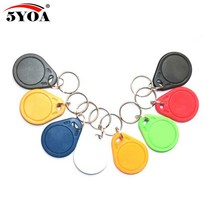 UID 13.56MHz IC 카드 복제 변경 가능 스마트 Keyfobs 키 태그 카드 1K S50 RFID 액세스 제어 블록 0 섹터, 01 혼합 색상