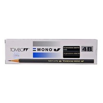 톰보 MONO J 소묘연필 12자루 미술연필 4B 2B HB, HB(타)