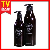 TV홈쇼핑 네이처로사 청춘 블랙 셀프염색 샴푸, 500ml + 300ml  / 2세트