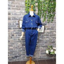 (무료배송)허리 밴딩 데님 점프수트 ver 2