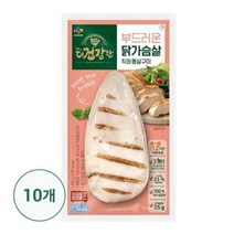 CJ제일제당 T 더건강한 닭가슴살 직화 통살구이100gx10