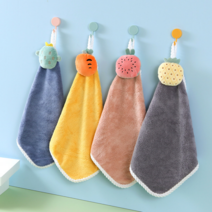 리바시안 고리형 핸드타올 과일 4종 세트