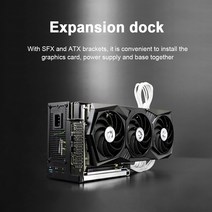 노트북 외장그래픽카드 도킹스테이션TH3P4G2mini Thunderolt GPU Dok For Mook 노트북 외부 그래픽 카드 도, 한개옵션0