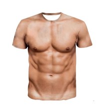 재미있는 갑바 근육 마니또 근육티 맨몸 반팔 선물 티셔츠 몸짱 인싸템 복근 단체티 장난