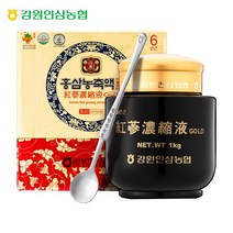 [강원인삼농협] 홍삼농축액골드, 1세트, 1kg