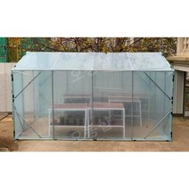 미니 온실 하우스 소형 DIY 가정용 조립식 비닐 돔 농막, 폭 2.5m 길이 2m 높이 2.25m