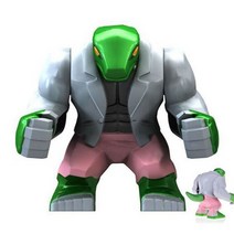 중국 호환 레고 블럭 0281 DECOOL 8.5CM 헐크 빅 사이즈 토르 라그나로크 코르그 피규어 블록 어린이를위한 건설 빌딩 벽돌 장난감, Lizard Man