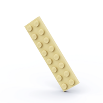 LEGO 레고 3034 2x8 베이직 블럭 부품 파트 브릭 세트, 라이트베이지20개