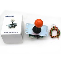 오리지널 일본 sanwa 조이스틱 jlf tp 8yt 스틱 32mm 샤프트 35mm 탑 볼 제로 딜레이 제어 diy pc ps3 box raspberry pi game, 주황색