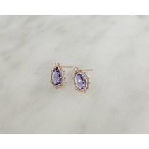 로이드 [나만의탄생석] NEW 퓨어드롭 나노탄생석 12월의 탄자나이트 10K 귀걸이 LPTK441MT