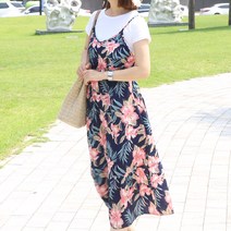 터치라인 2세트 레이미 뷔스티에 플라워 여름 롱 원피스