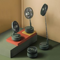 샤오미 EDON 무선선풍기 접이식 무소음 가습기 써큘레이터 리모컨 BLDC 조용한 좌식, 그린 + 가습기