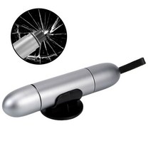 차유리망치 차량용안전망치 비상탈출망치 유리창 브레이커 인명 구조 탈출 자동차 비상 도구 안전 벨트 절, 02 GRAY